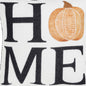 Farmhouse Fall Black & White Buffalo Check Pumpkin Accent Pillow 6x6 Inch