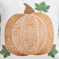Annie Harvest Farmhouse Black Buffalo Check Pumpkin Throw Pillow 12x12 Inch Decorative Accent