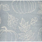 Modern Grey Pumpkin Silhouette Fall Autumn Halloween Table Runner 12x60 Dining Home Decor