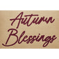 Decorative Throw Pillow Connell Autumn Blessings 9.5x14in Fall Harvest Seasonal Home Decor Accent Pillow