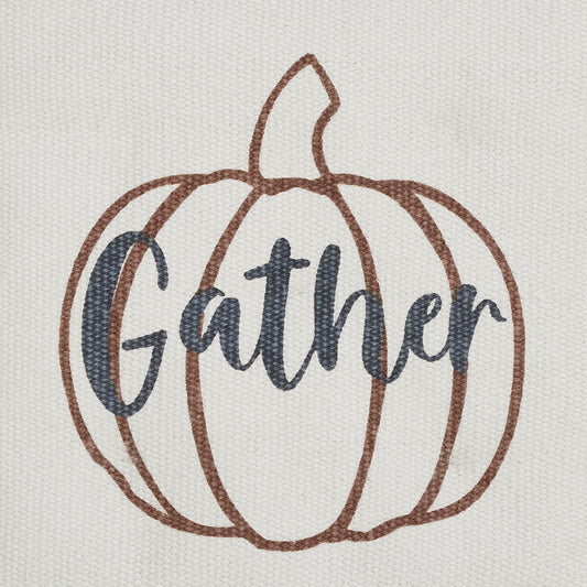 Fall Autumn Pumpkin Gather Trivet Set of 3, 8x8 Inch Hot Pads for Kitchen Countertop & Dining Table Decor, Harvest Themed Home Decor