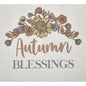 Bountifall Autumn Blessings Decorative Table Runner 12x36 Inch Fall Harvest Thanksgiving Home Decor Fabric Accent