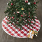 Annie Red Check Tree Skirt 48