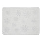 Yuletide Burlap Antique White Snowflake Placemat Set of 2 13x19