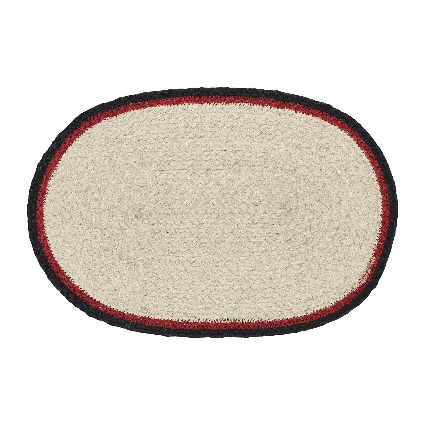Jolly Ole Santa Jute Oval Placemat 10x15