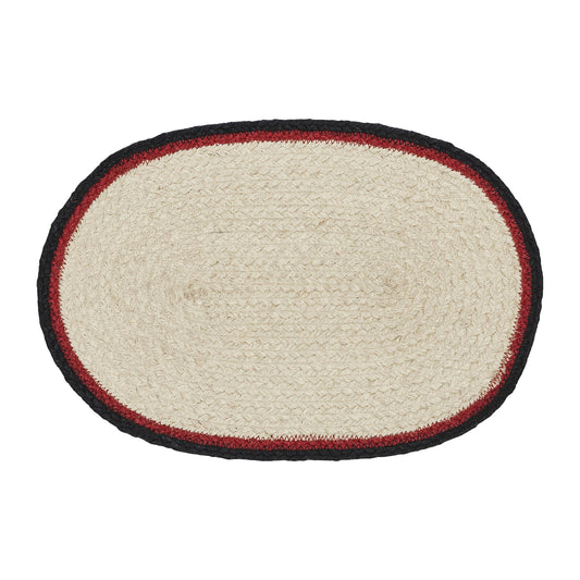 Jolly Ole Santa Jute Oval Placemat 10x15