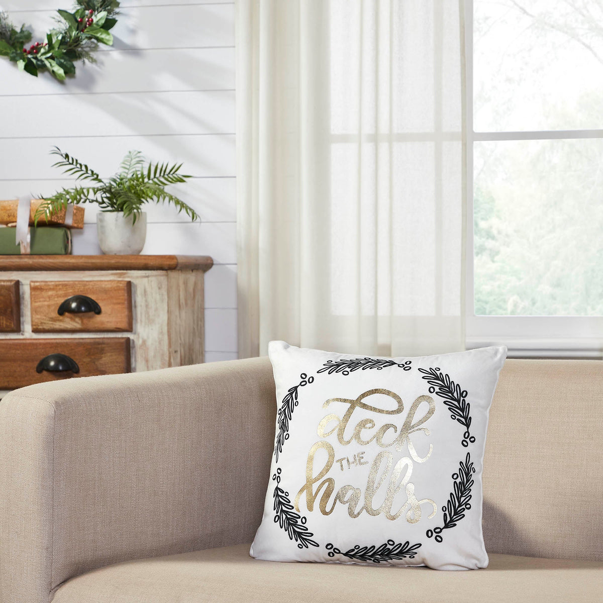 Wintergleam Deck the Halls Pillow
