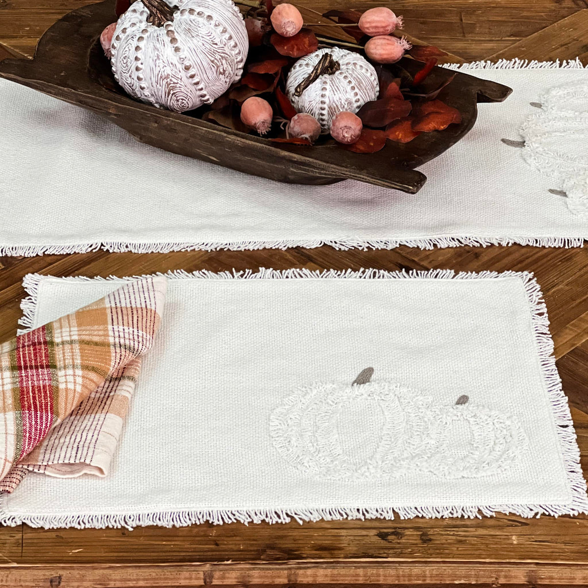 White Harvest Placemat Set of 4