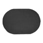 Down Home Rooster & Hens Coir Rug Oval 20x30