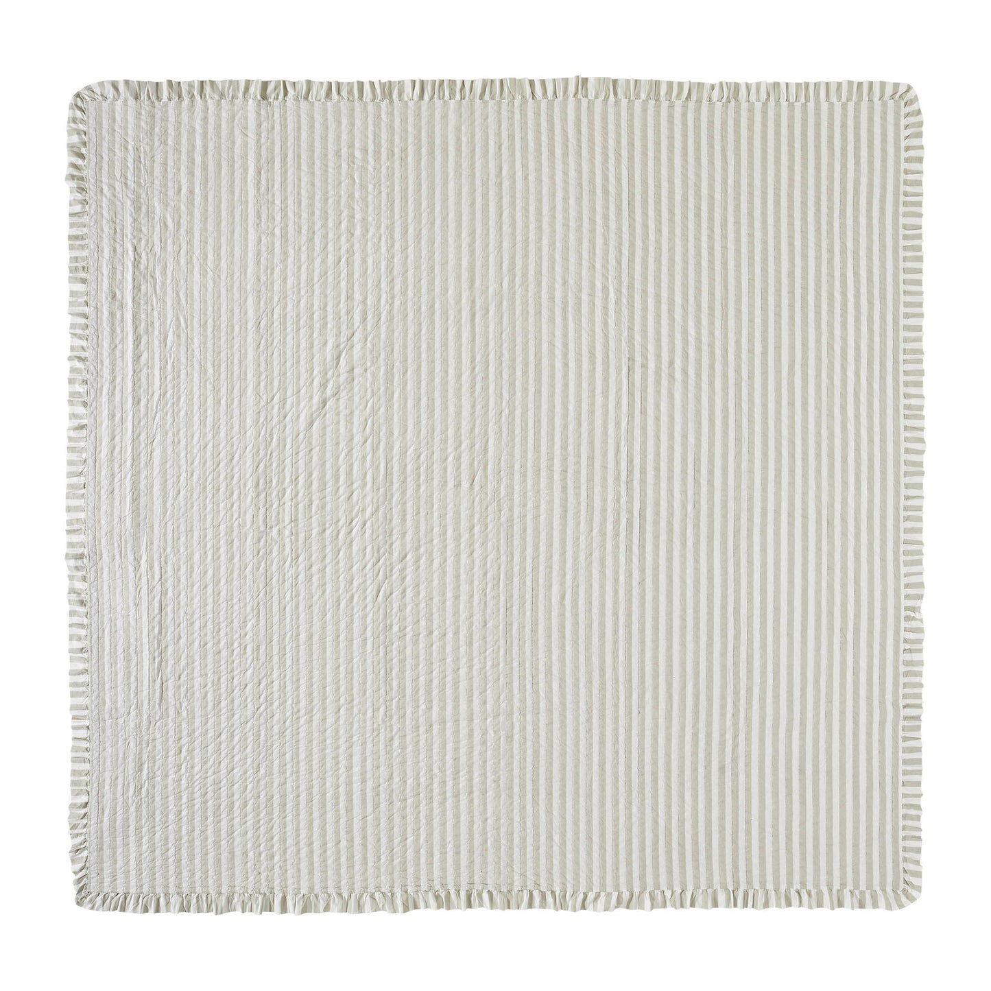 Finders Keepers Ruffled California/Luxury King Quilt 124Wx115L