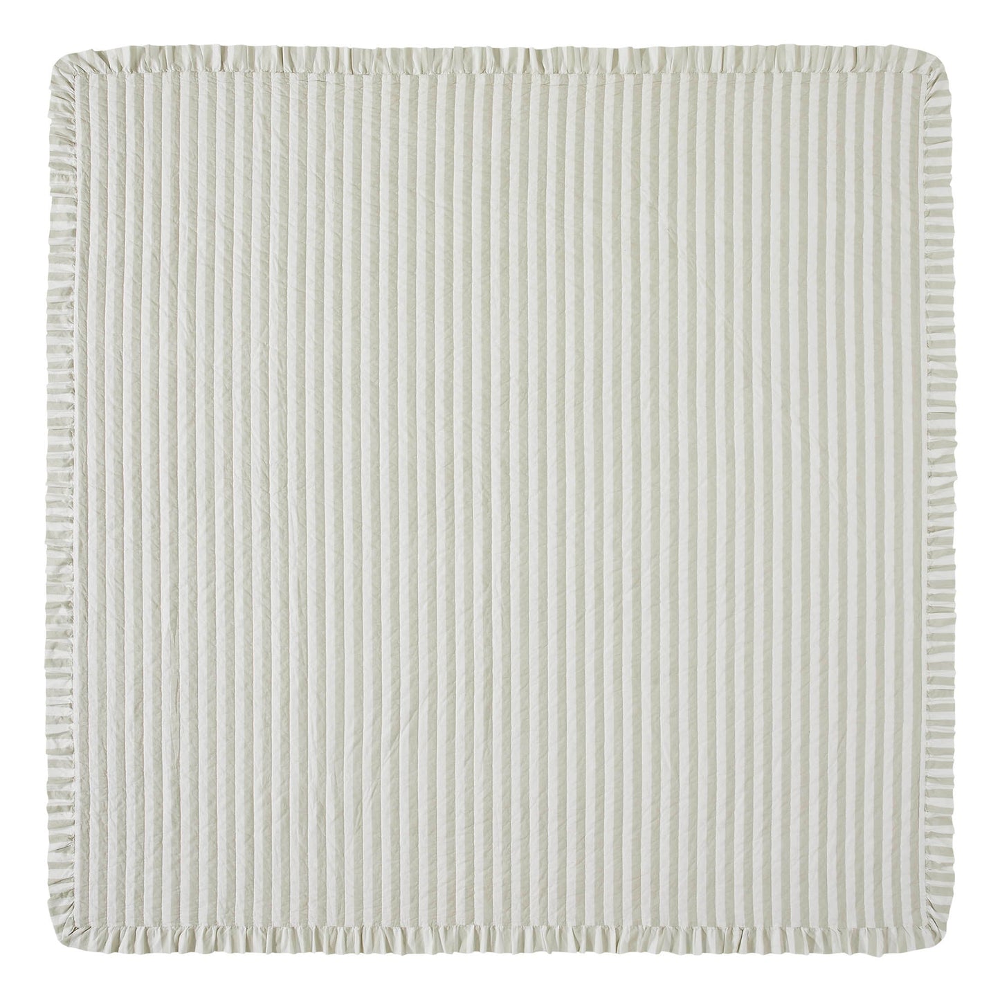 Finders Keepers Ruffled Queen Quilt 94Wx94L