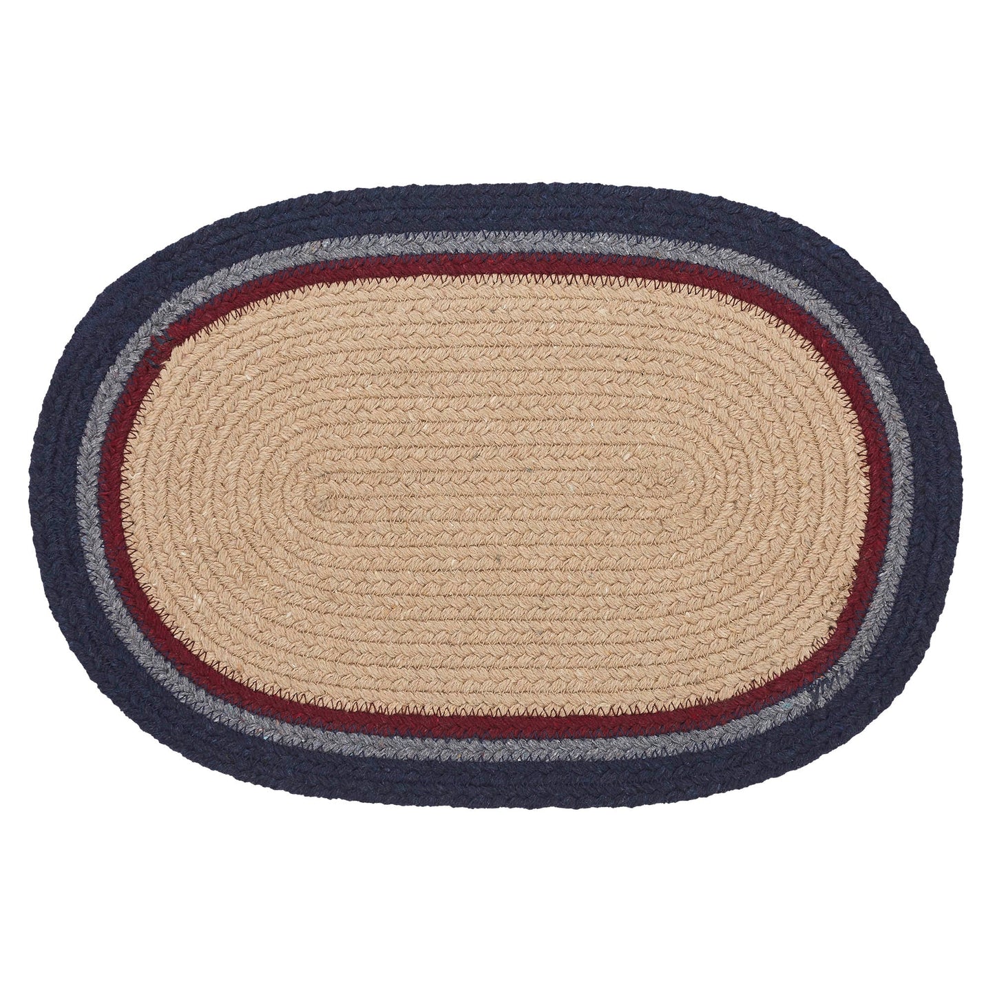 My Country Oval Placemat Stencil Stars 10x15