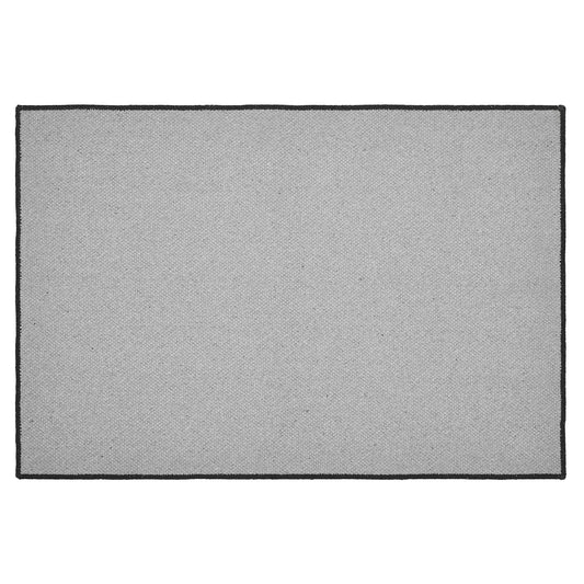Custom House Black Tan Jacquard Polyester Bathmat 20x30