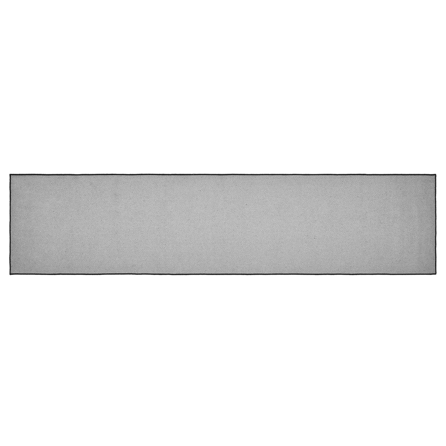 Custom House Black Tan Jacquard Polyester Rug/Runner Rect 22x96