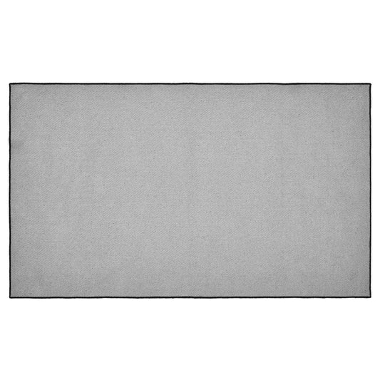 Custom House Black Tan Jacquard Polyester Rug Rect 36x60