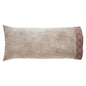 Custom House Burgundy Tan Jacquard King Pillow Case Set of 2 21x40+4