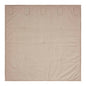 Custom House Burgundy Tan Jacquard Quilted Lap Throw 34Wx34L