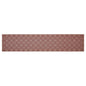 Custom House Burgundy Tan Jacquard Runner 12x60