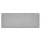 Custom House Burgundy Tan Jacquard Polyester Bathmat 17x48