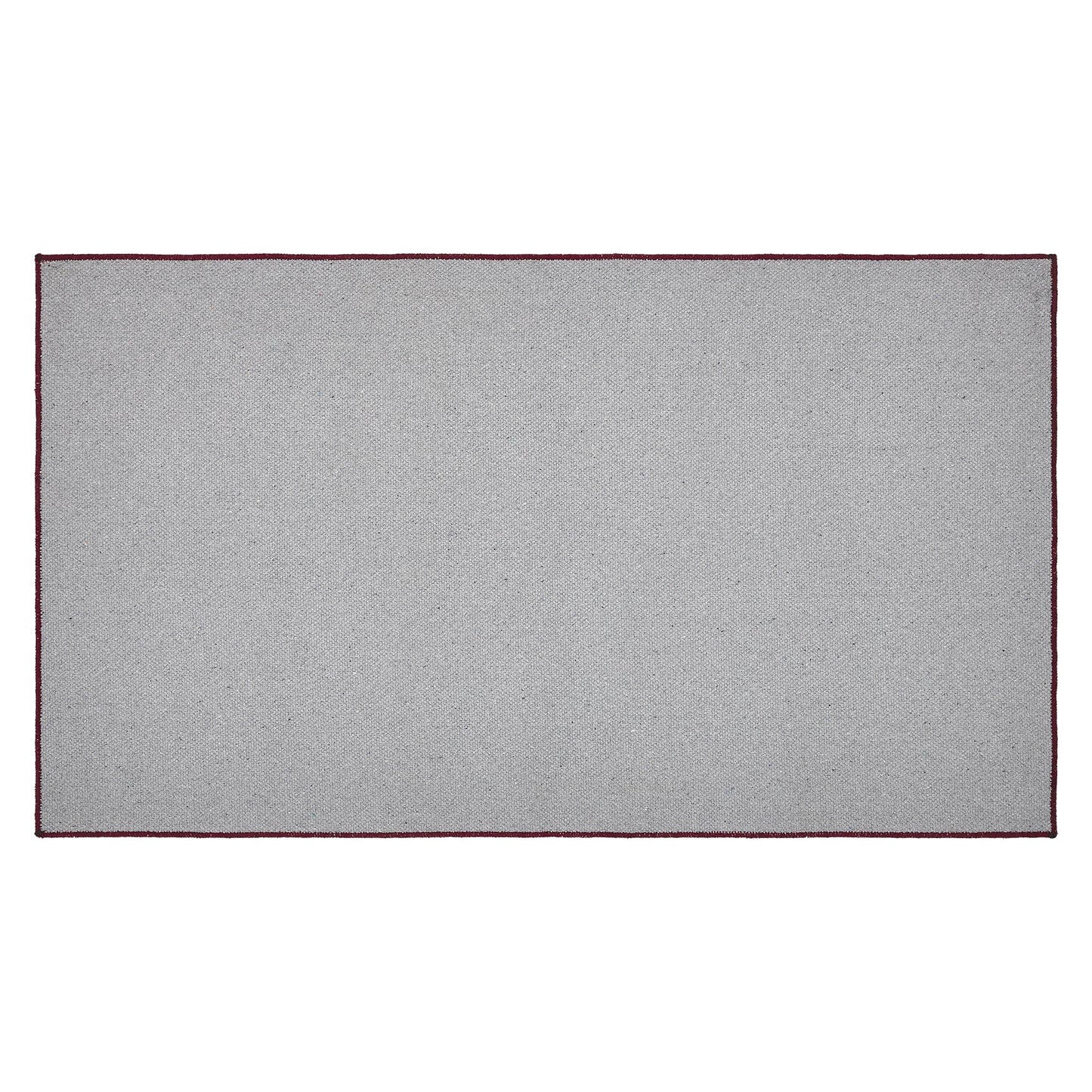 Custom House Burgundy Tan Jacquard Polyester Rug Rect 27x48