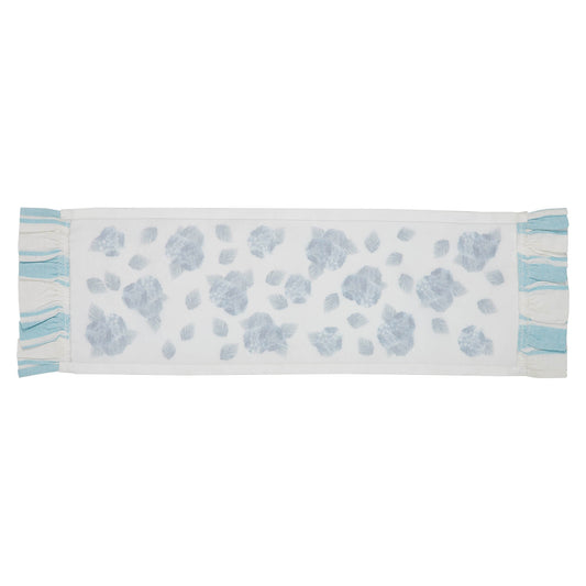 Finders Keepers Hydrangea Ruffled Runner 12x36