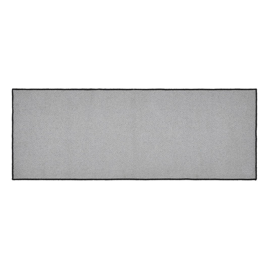 Annie Buffalo Check Black Polyester Rug Rect 17x48
