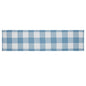 Annie Buffalo Check Blue Runner 12x48
