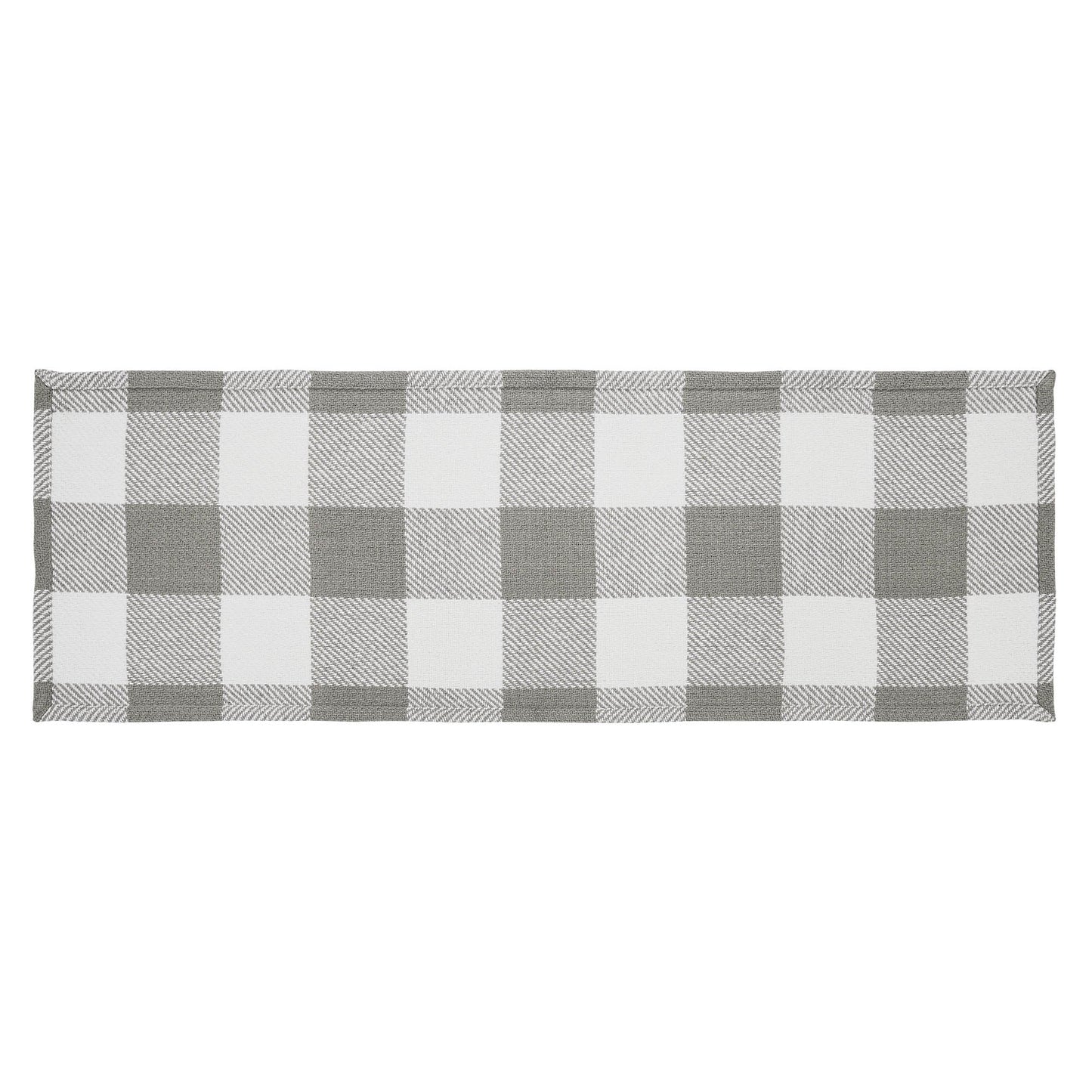 Annie Buffalo Check Grey Runner 12x36