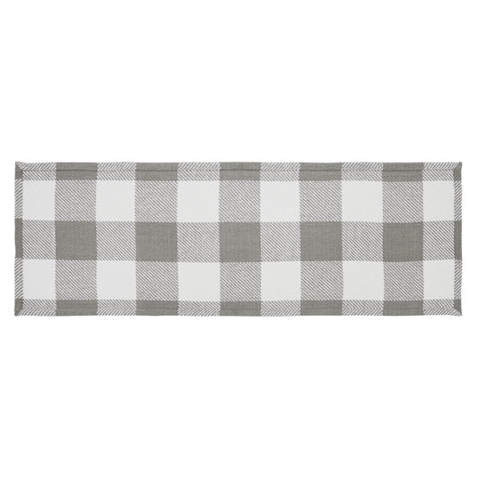 Annie Buffalo Check Grey Runner 12x36