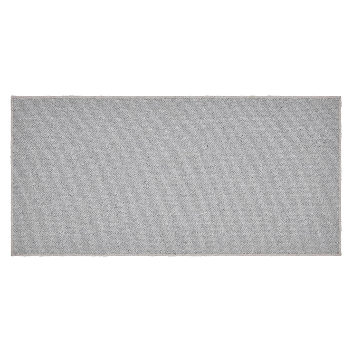 Annie Buffalo Check Grey Polyester Rug Rect 17x36