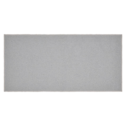 Annie Buffalo Check Grey Polyester Rug Rect 17x36