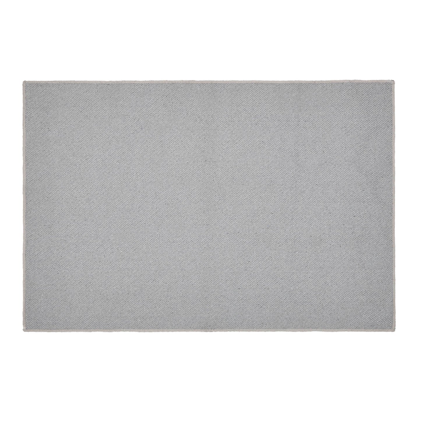 Annie Buffalo Check Grey Polyester Rug Rect 24x36