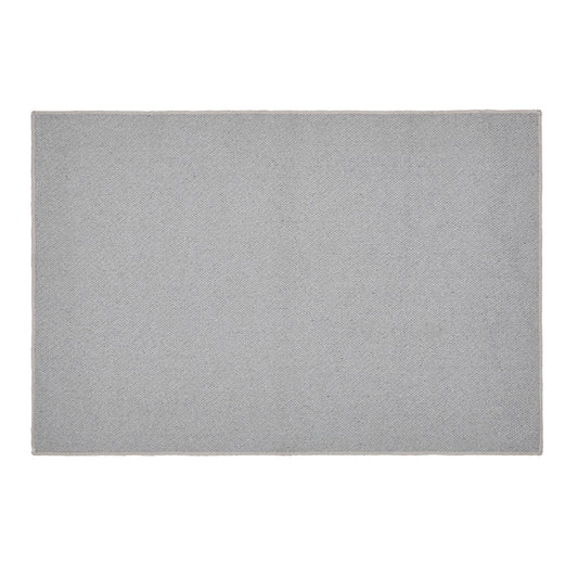 Annie Buffalo Check Grey Polyester Rug Rect 24x36
