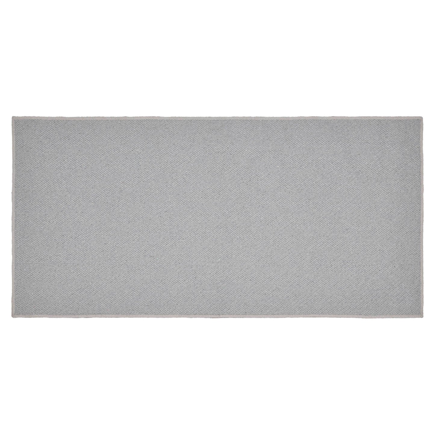 Annie Buffalo Check Grey Welcome Polyester Rug Rect 17x36