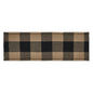 Black Check Runner 8x24