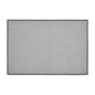 Black Check Polyester Rug Rect 20x30