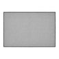 Black Check Polyester Rug Rect 24x36
