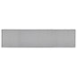 Black Check Polyester Rug/Runner Rect 22x96