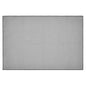 Black Check Polyester Rug Rect 48x72