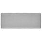 Black Check Polyester Stair Tread Rect Latex 8.5x27