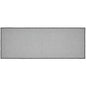 Black Check Welcome Polyester Rug Rect 17x48