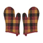 Heritage Farms Primitive Check Oven Mitt Set of 2