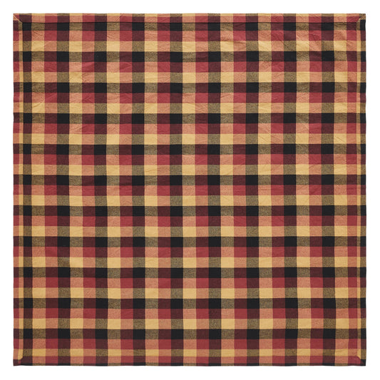 Heritage Farms Primitive Check Table Topper 40x40