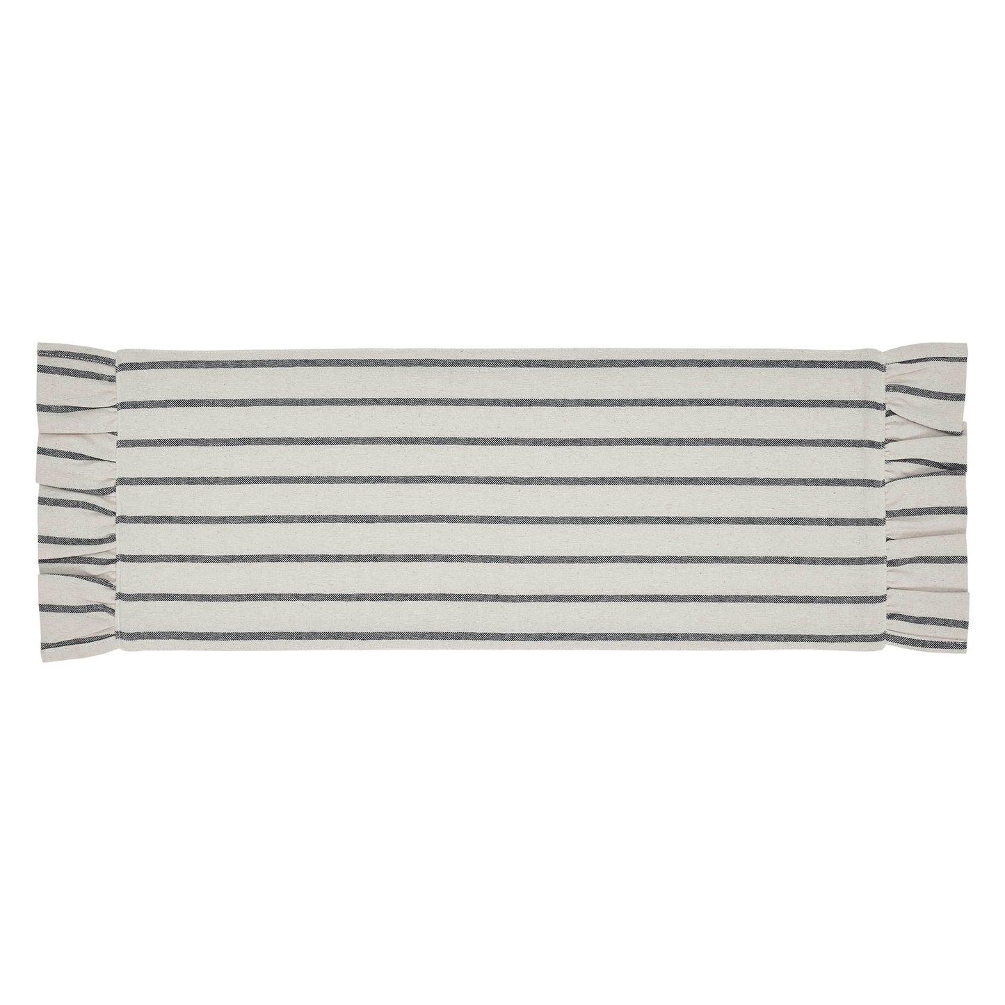 Kaila Ticking Stripe Ruffled Runner 8x24