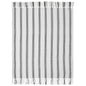 Sawyer Mill Black Ticking Stripe Woven Throw 50x60