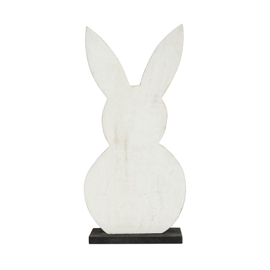 Wooden Painted Rabbit 12x6x2.25