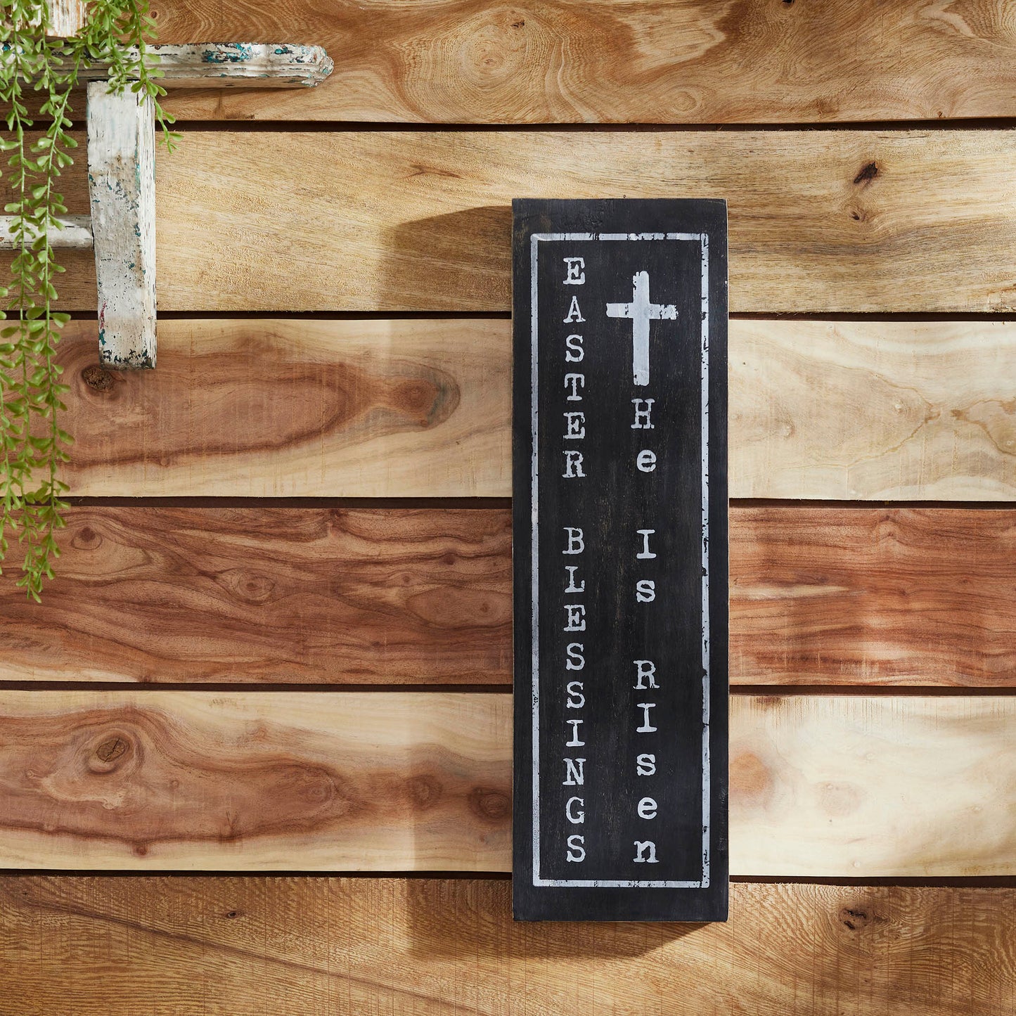 Easter Blessings Wooden Sign