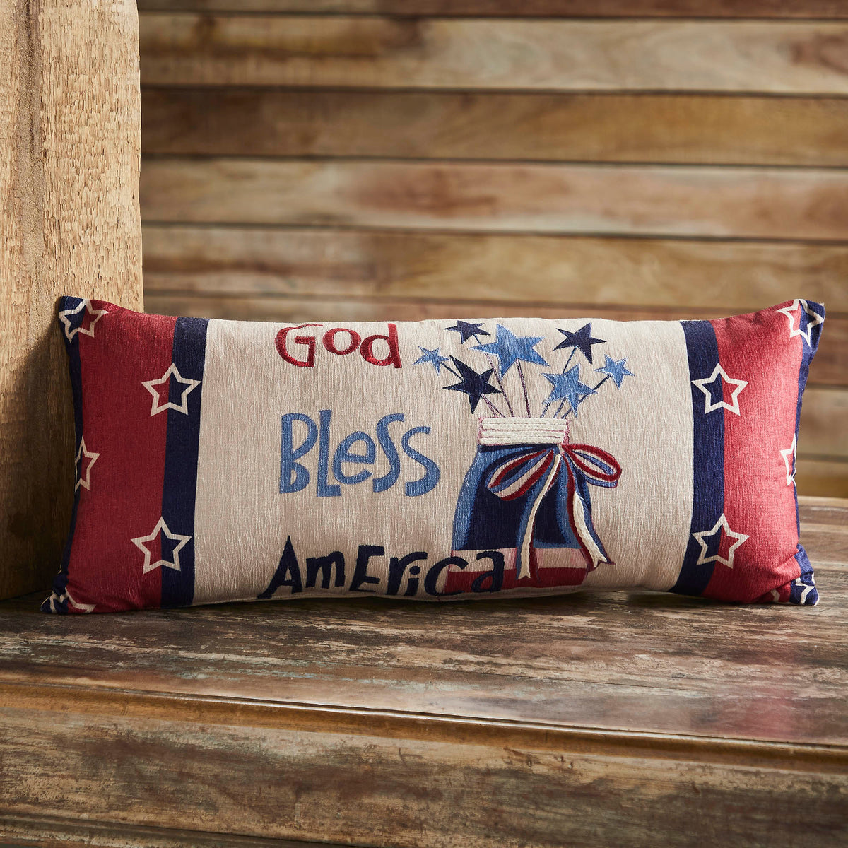 GBA Mason Jar Stars Pillow
