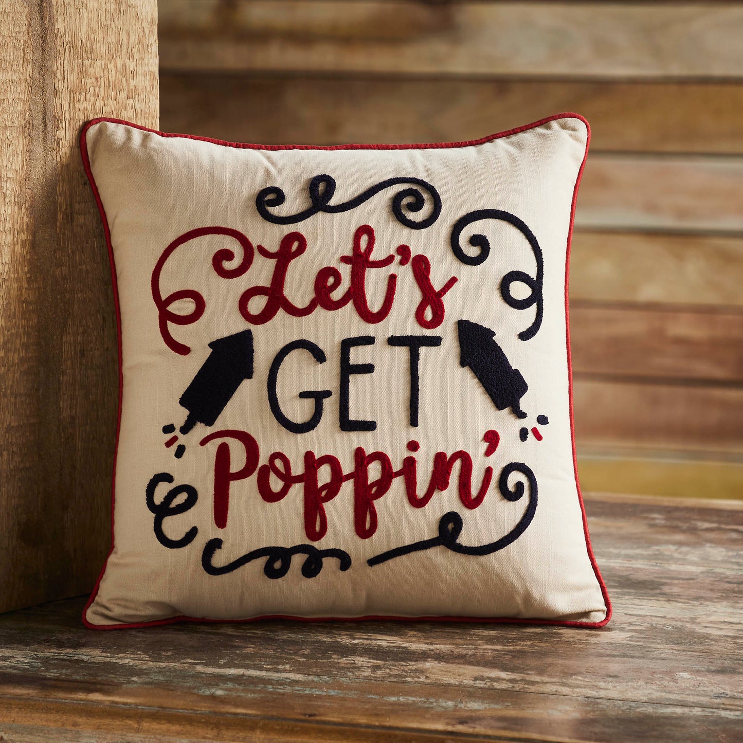 Let's Get Poppin Pillow
