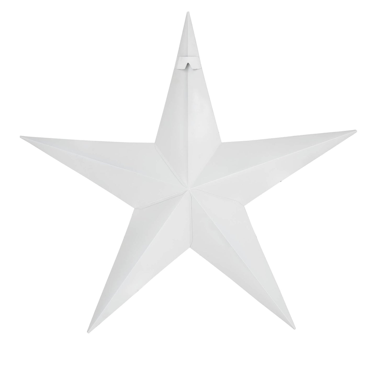 Metal Star Speckled White Distressed 24x24